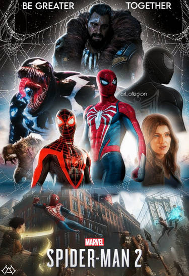 Spiderman across the spider verse poster by artoflegion56 on