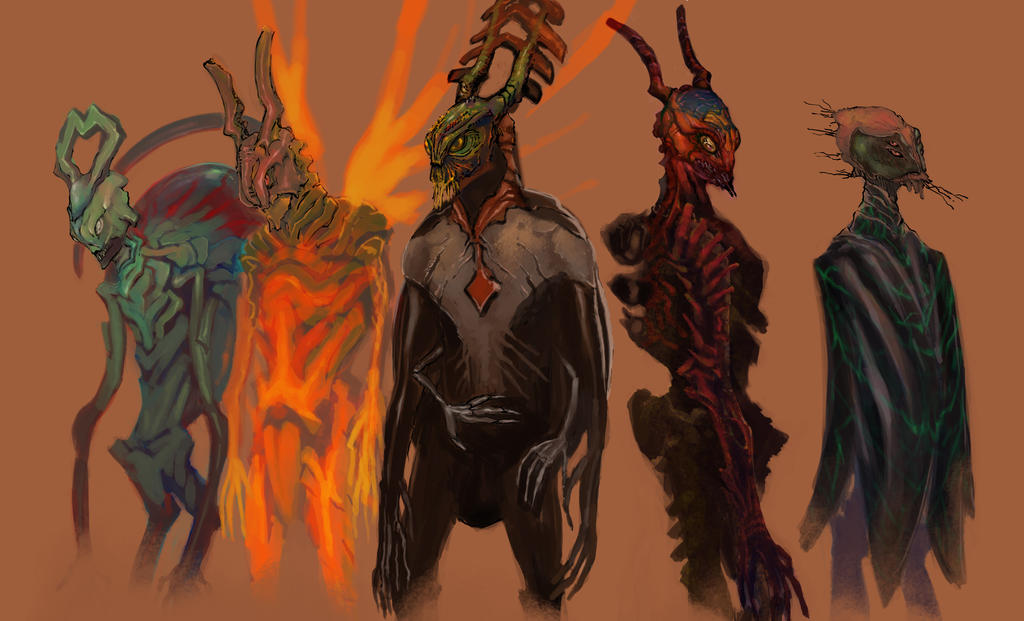 Insectoids by k-omer on DeviantArt