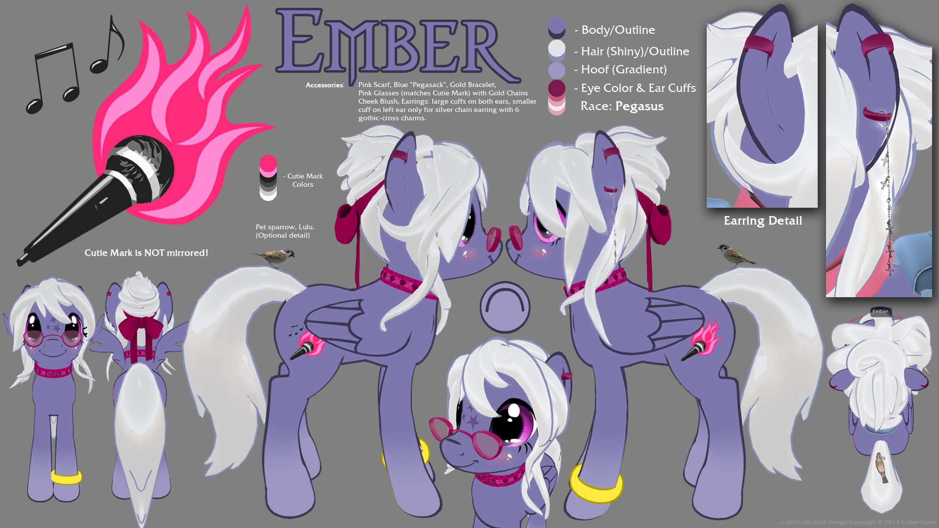 MLP OC Ref - Ember (OLD - UPDATE IN DESCRIPTION)