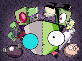 wallpaper gir zim