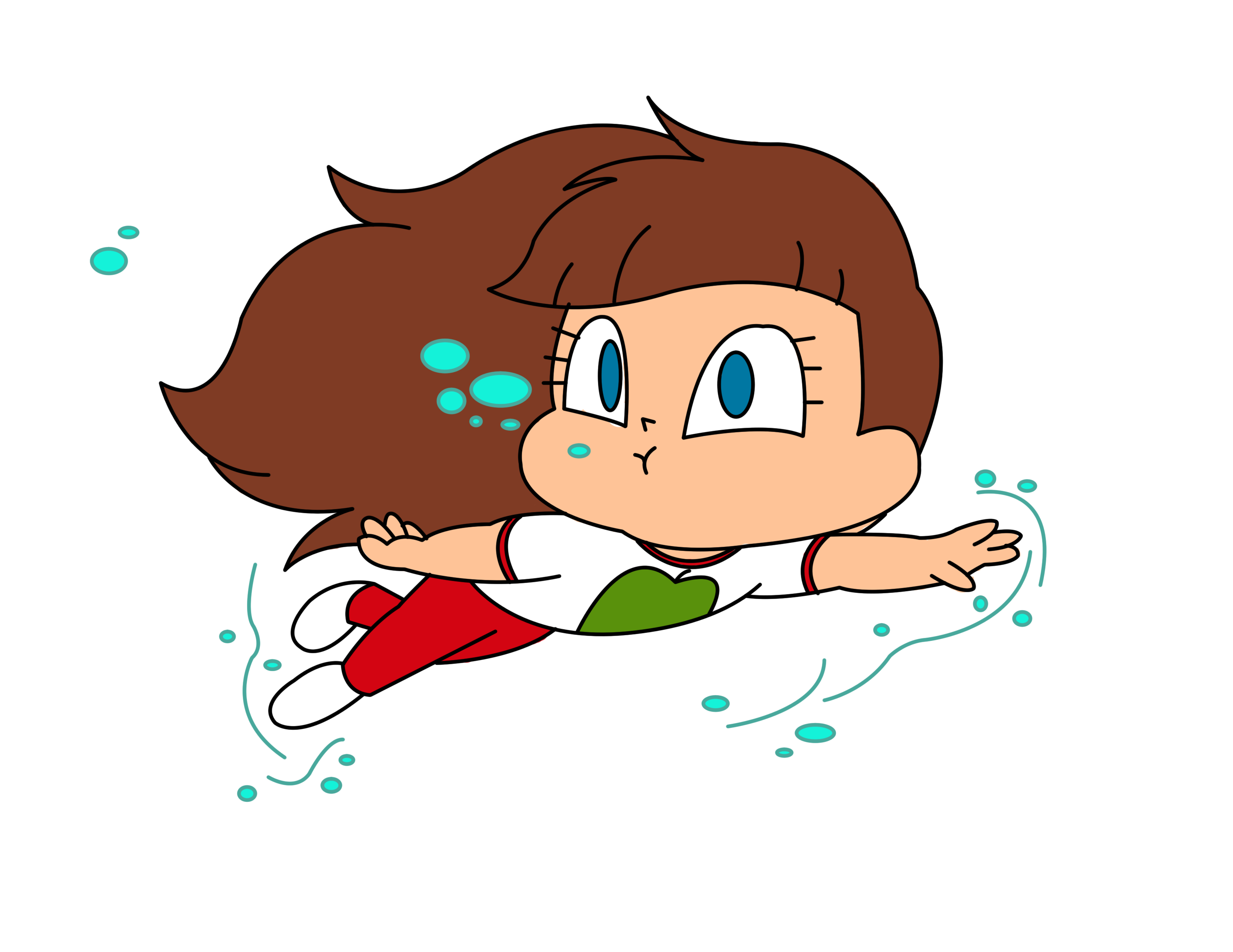 Robin Rocking Water Robin swimming by Akira-Devilman666 on DeviantArt