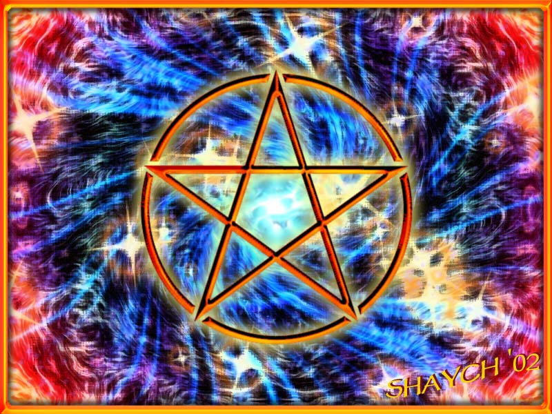 Tie Dye Pentacle