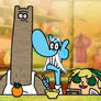 Chowder and Mr. Toon Link