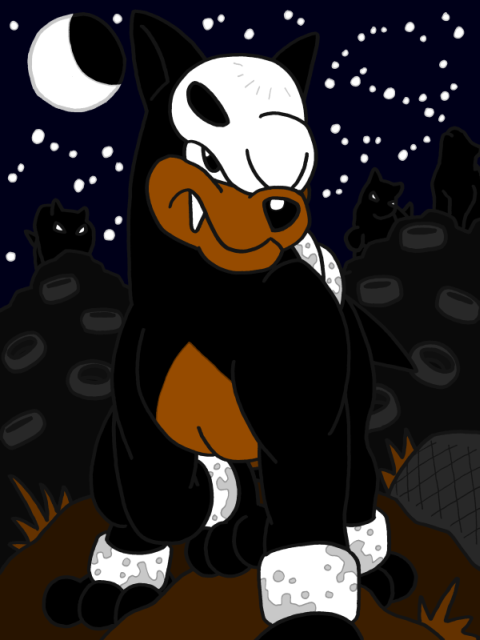 Houndour by professorhazard