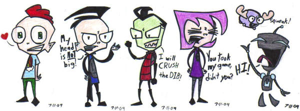 zim and friends