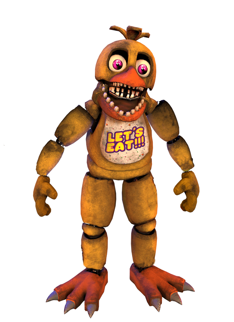 unwitheredchica #chica #fnaf #fnaf2 #freetoedit - Withered Five