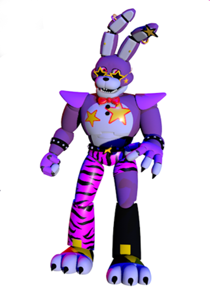 FNAF Security Breach Glamrock Bonnie Full Body V6 by mauricio2006 on  DeviantArt