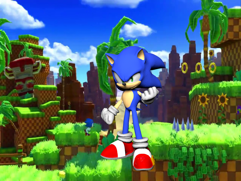 Sonic Pre Rendered Game Sonic Render by RoketGamer01 on DeviantArt