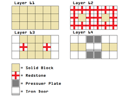 Redstone Challenge 001 - Schematics