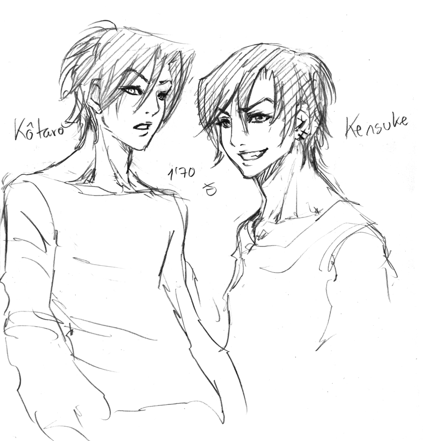 quick scketch- Kotaro-Kensuke