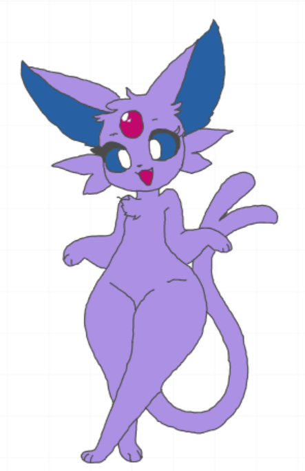 Espeon Drawing ^^