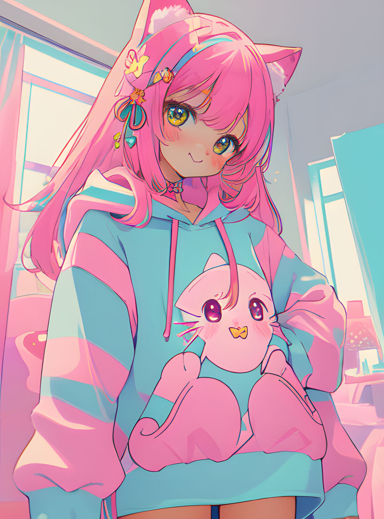 Kawaii Friends: Joining the Kawaii Anime Girl and Her Cute