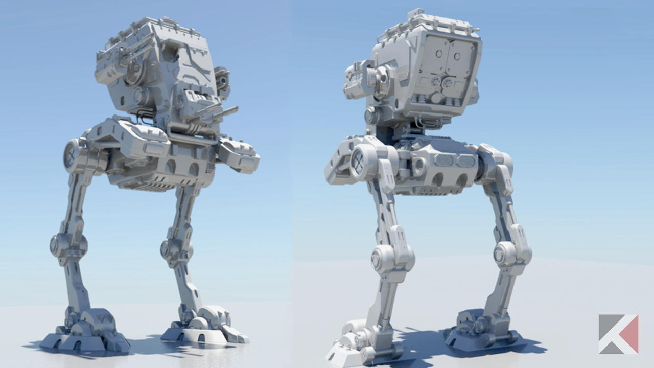 At St Deviantart Star Wars: ATST by KaizerChang on DeviantArt