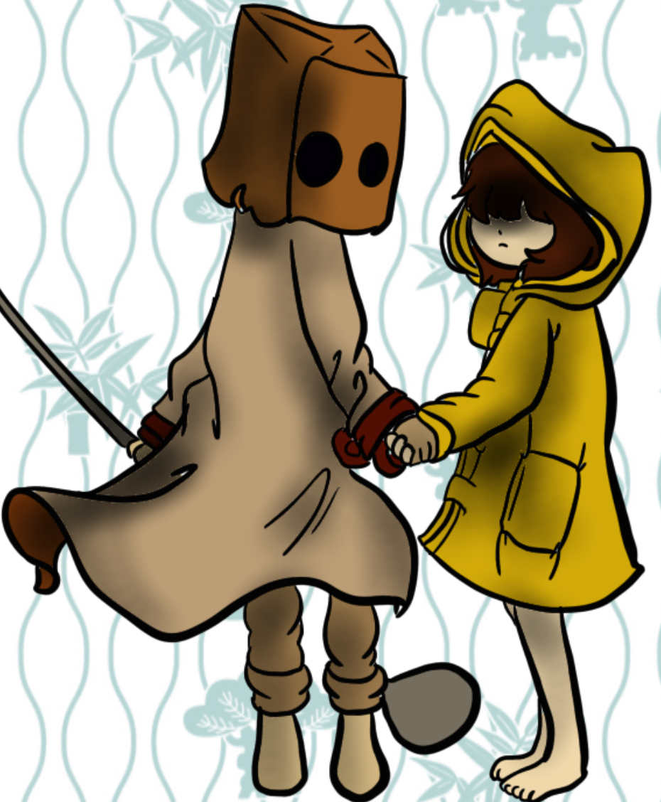 picture Fanart Little Nightmares 2 Mono And Six Holding Hands little nightmares 2 by coolemma03 on