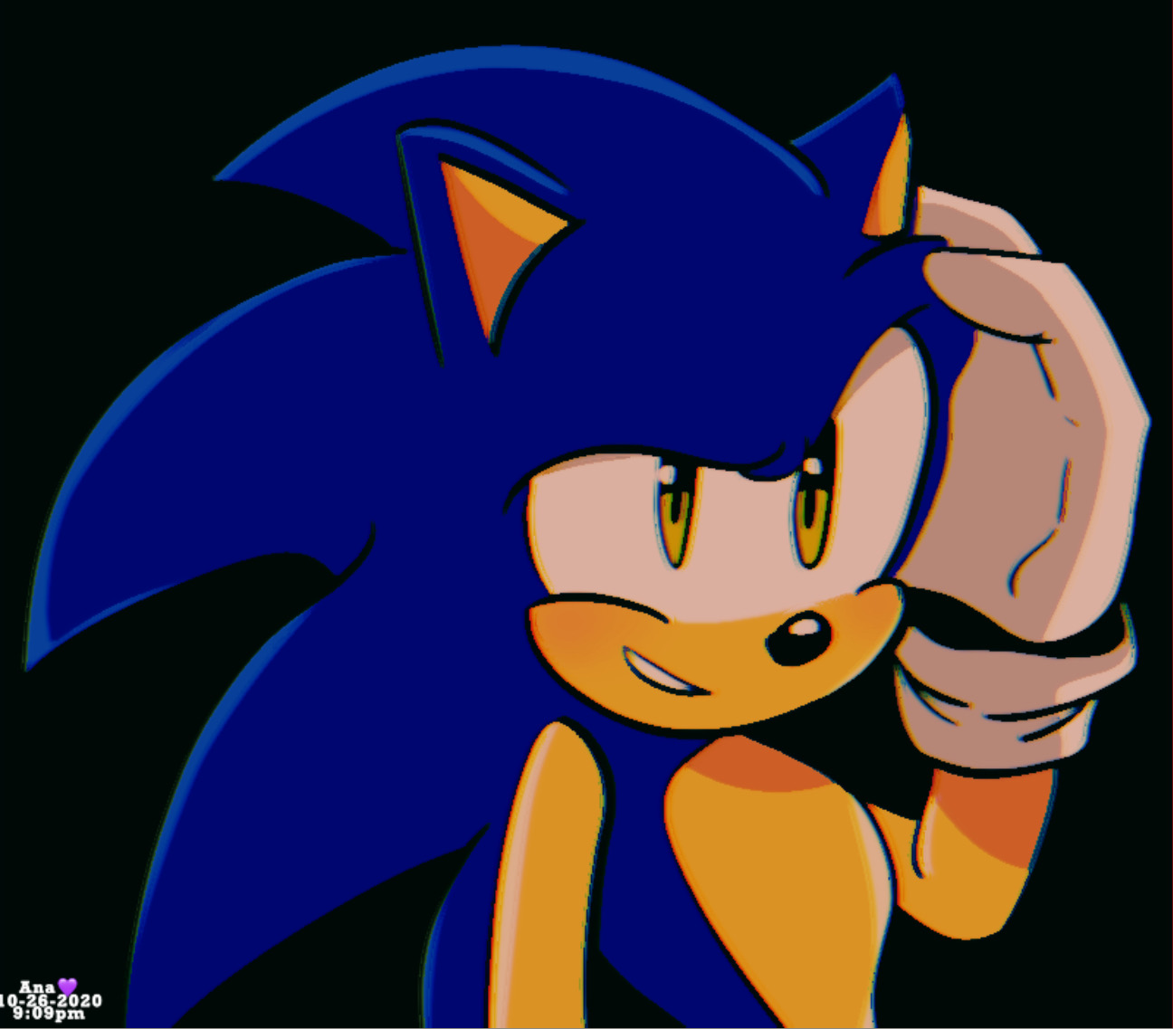 Sonic X Dark Sonic Redraw by NicktoonsAnimes on DeviantArt