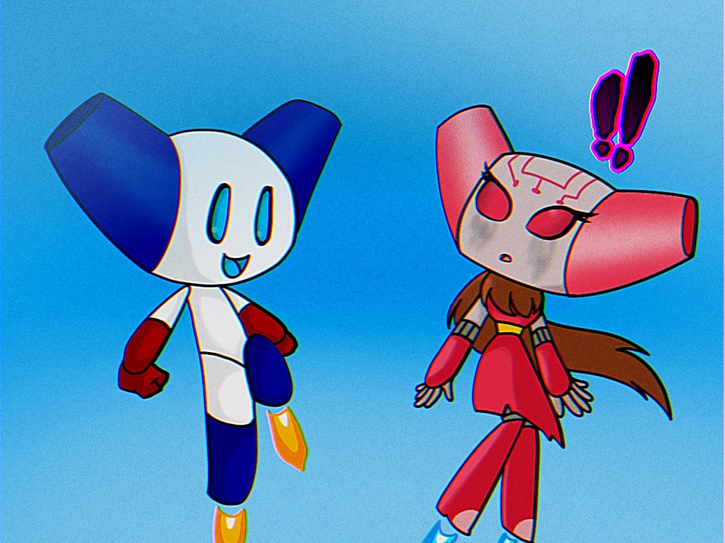 robotboy #robotgirl #protoboy #protogirl #oc #cartoonnetwork #fanart