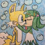 Tails X Cosmo Underwater Tails' Sudden Kiss