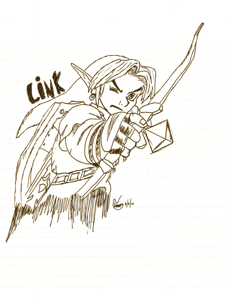 Legend Of Zelda Link Drawing by Linusjo5000 on DeviantArt