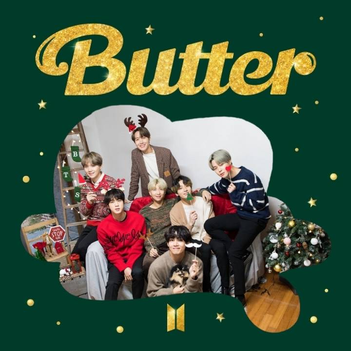 BTS - BUTTER (HOLIDAY REMIX) (ALBUM COVER) by Kyliemaine on DeviantArt