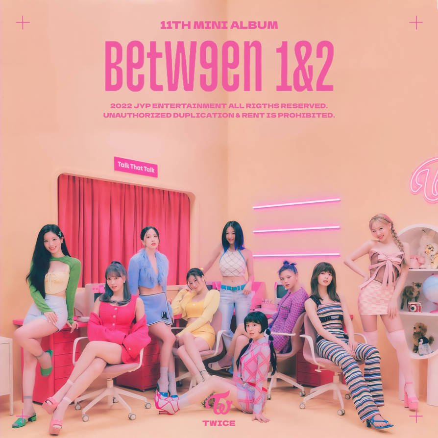 TWICE - BETWEEN 1 AND 2 (ALBUM COVER) by Kyliemaine on DeviantArt