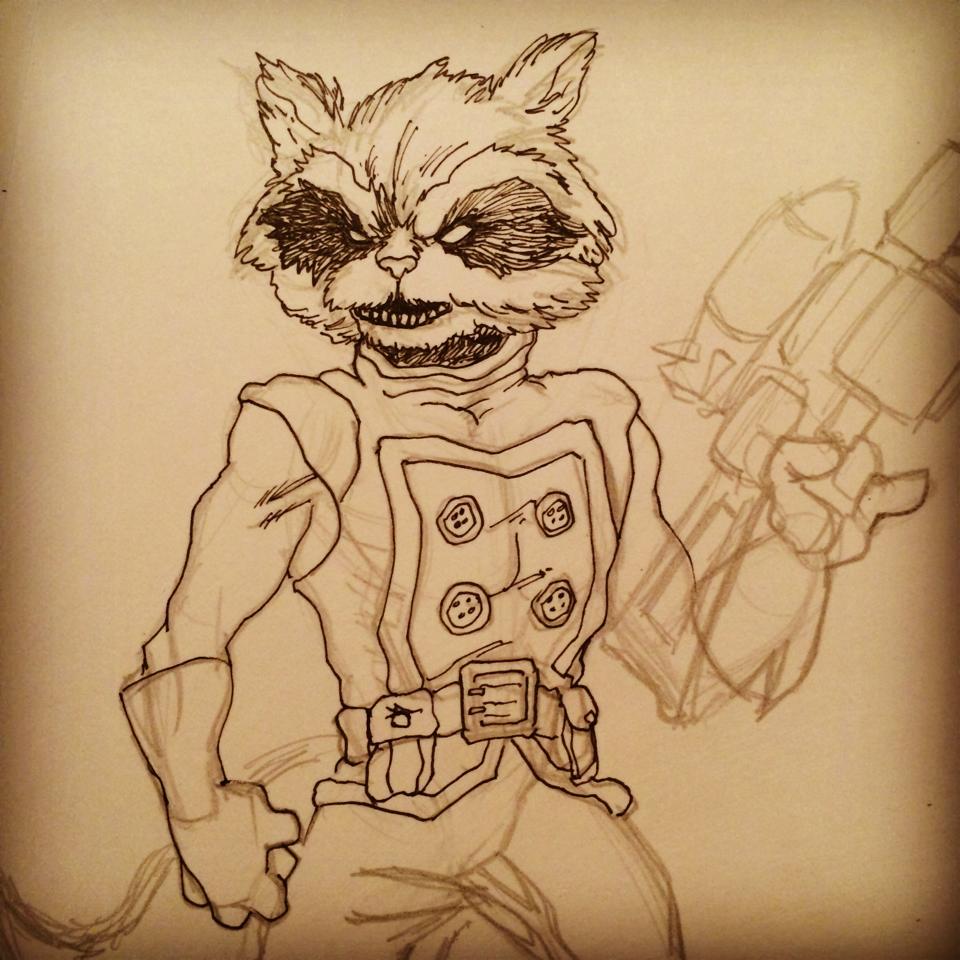 WIP Rocket Raccoon