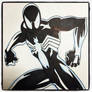 INKtober 14 Black Suit Spider-Man