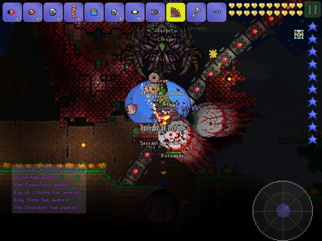 Terraria 1.2 boss arena: The Organ Grinder by Sherio88 on DeviantArt