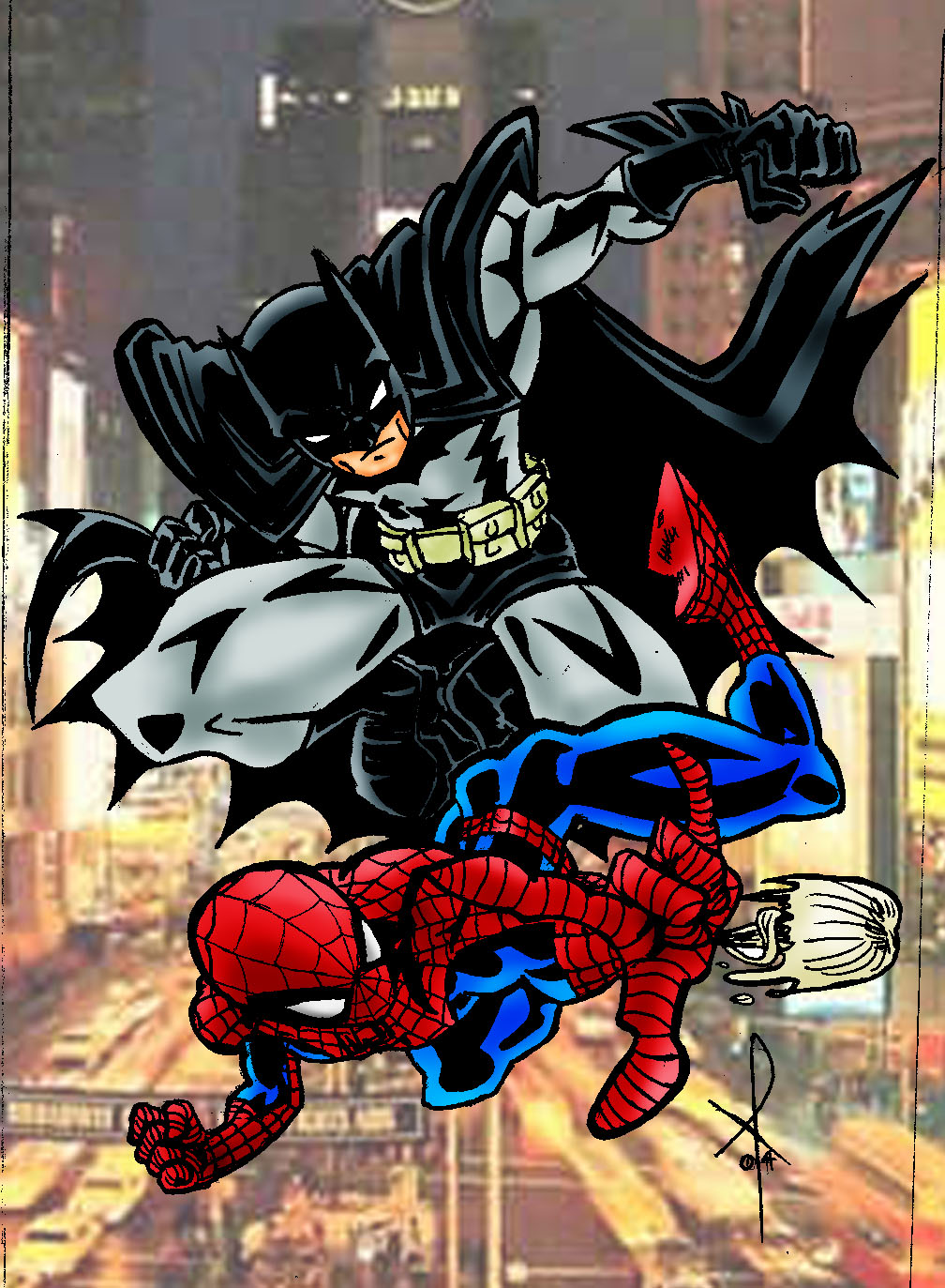 Batman and Spiderman by azzh316 on DeviantArt