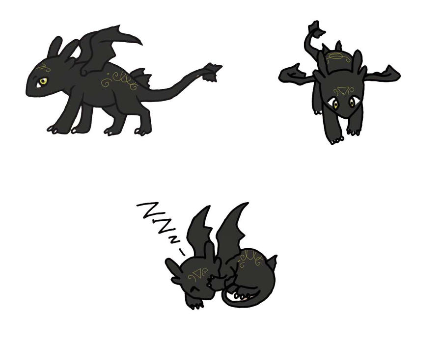 toothless with tatoo by KAssi2007 on DeviantArt