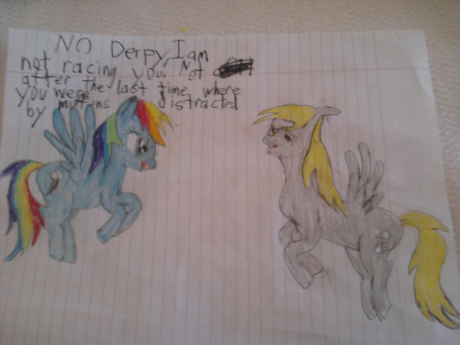 Rainbow Dash and Derpy Hooves