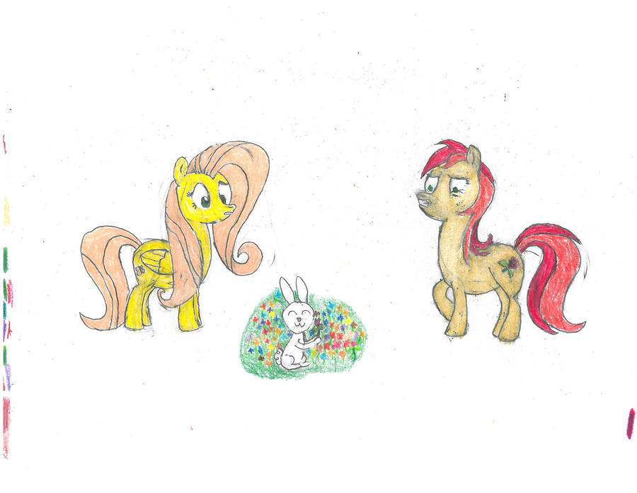 Fluttershy, Roseluck and the Horror!