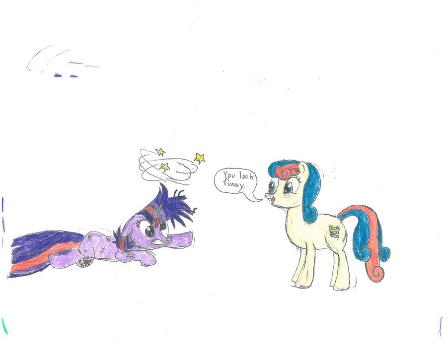 Bon Bon Laughs At Twilight's Expense