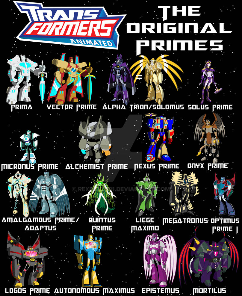 Transformers 13 Primes Names Transformers One Trading Cards THE 13