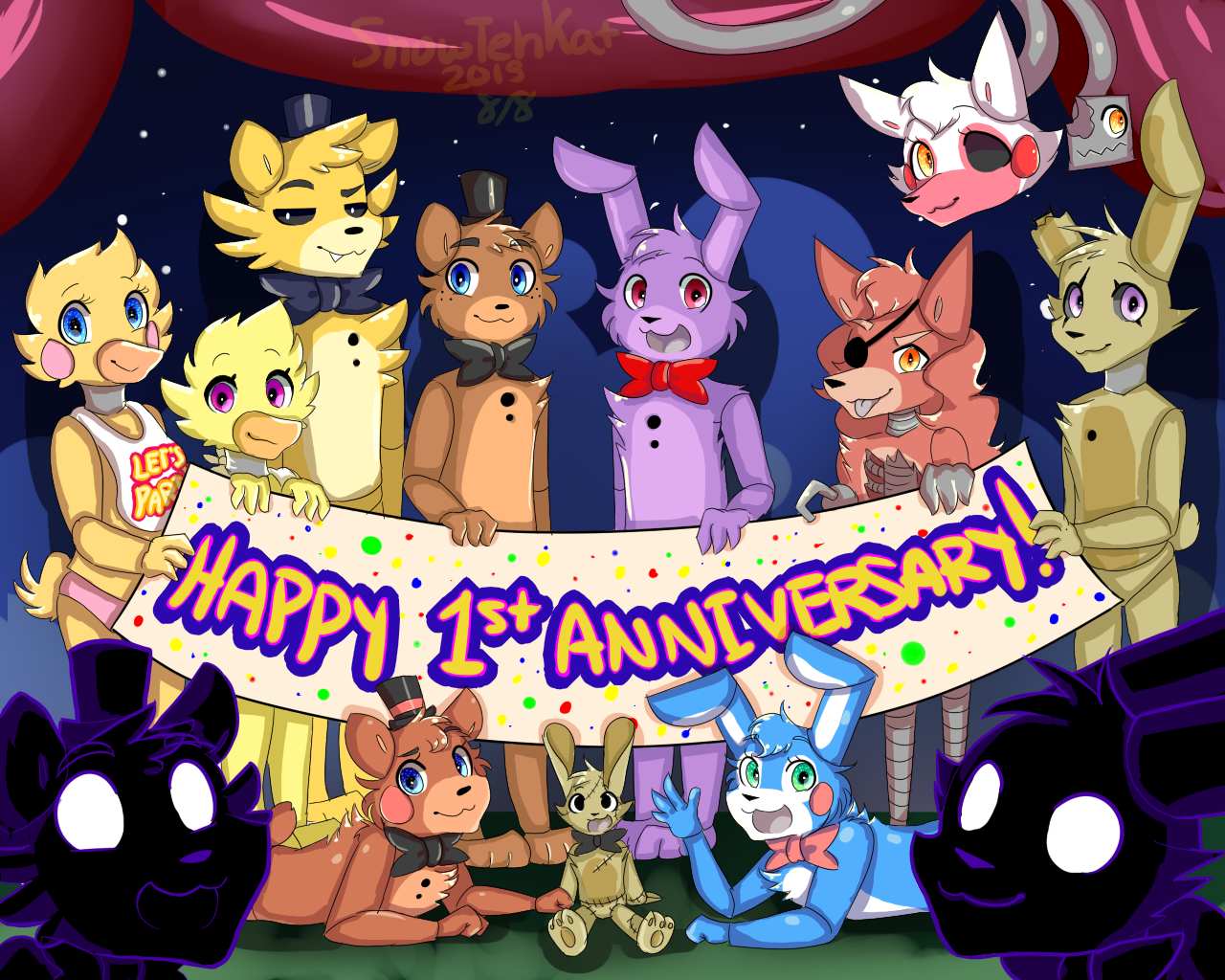 FNAF, Happy 1 Year Anniversary!