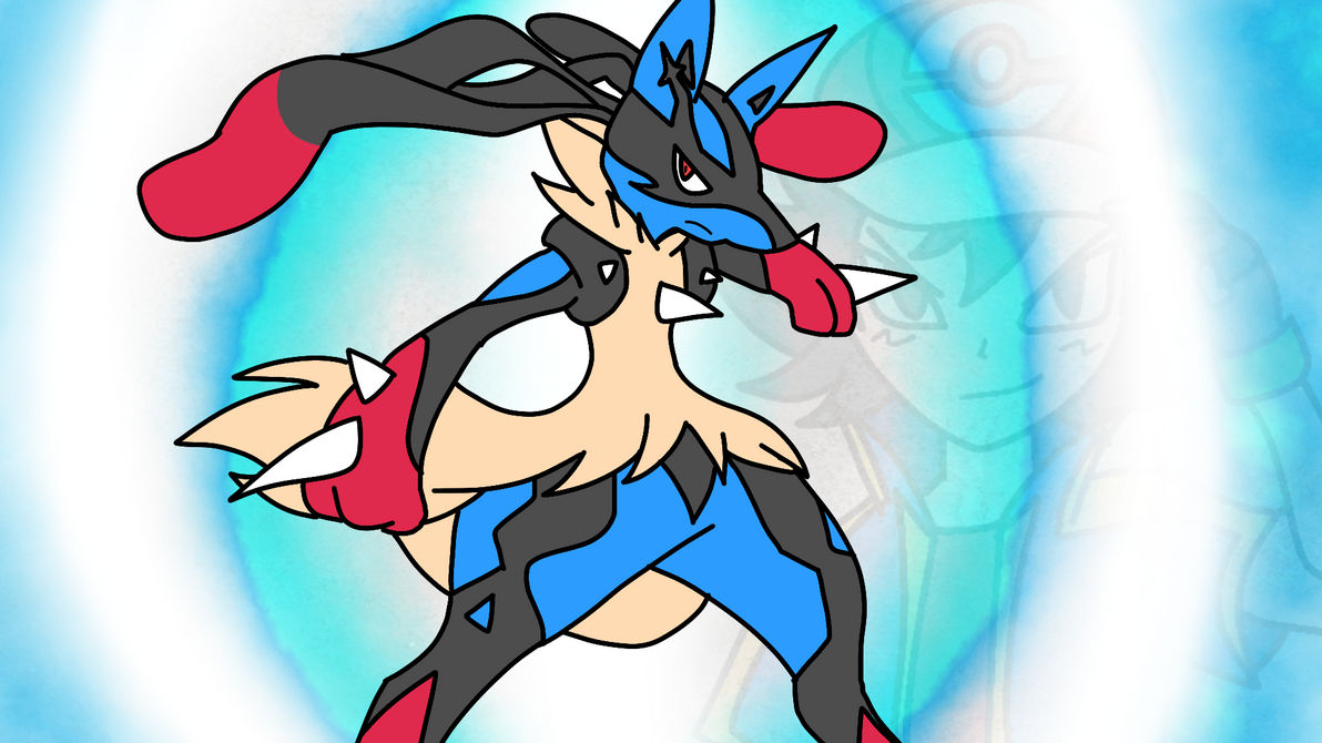 My Little Pokemon Ash and Mega Lucario by Amarvax on DeviantArt