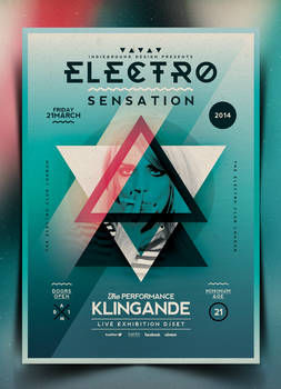 Electro Poster Template Vol. 7