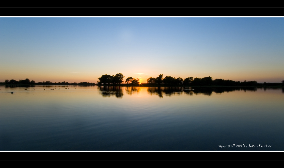 The Sunset Lake