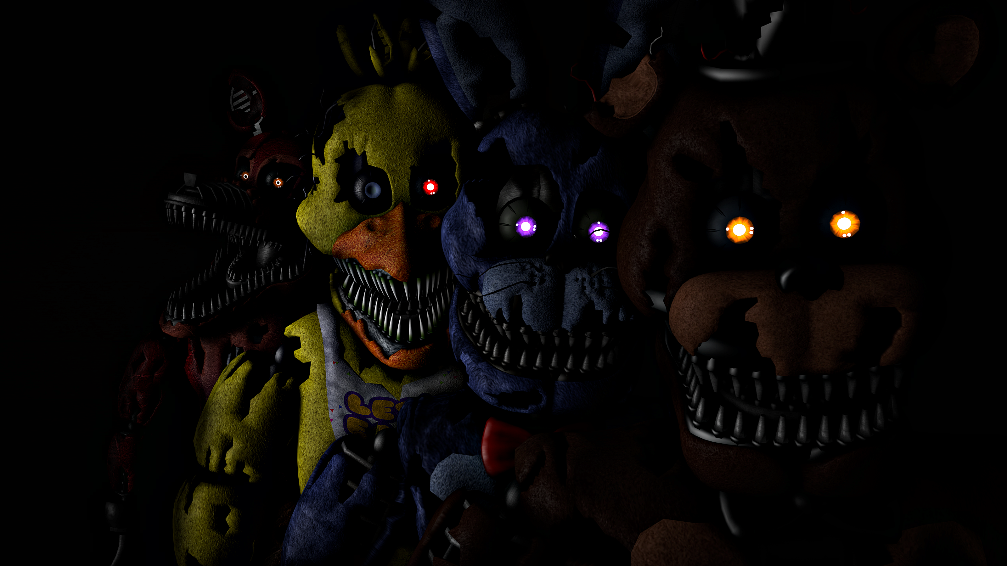 Милс фнаф 4. ФНАФ 4. Кошмар из FNAF 4. ФНАФ 4 кошмарный Бонни.