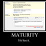 Maturity