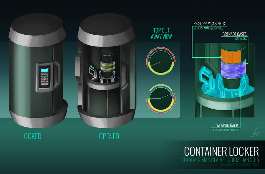 Container Locker Concept Art by AkiraxCMXC on DeviantArt