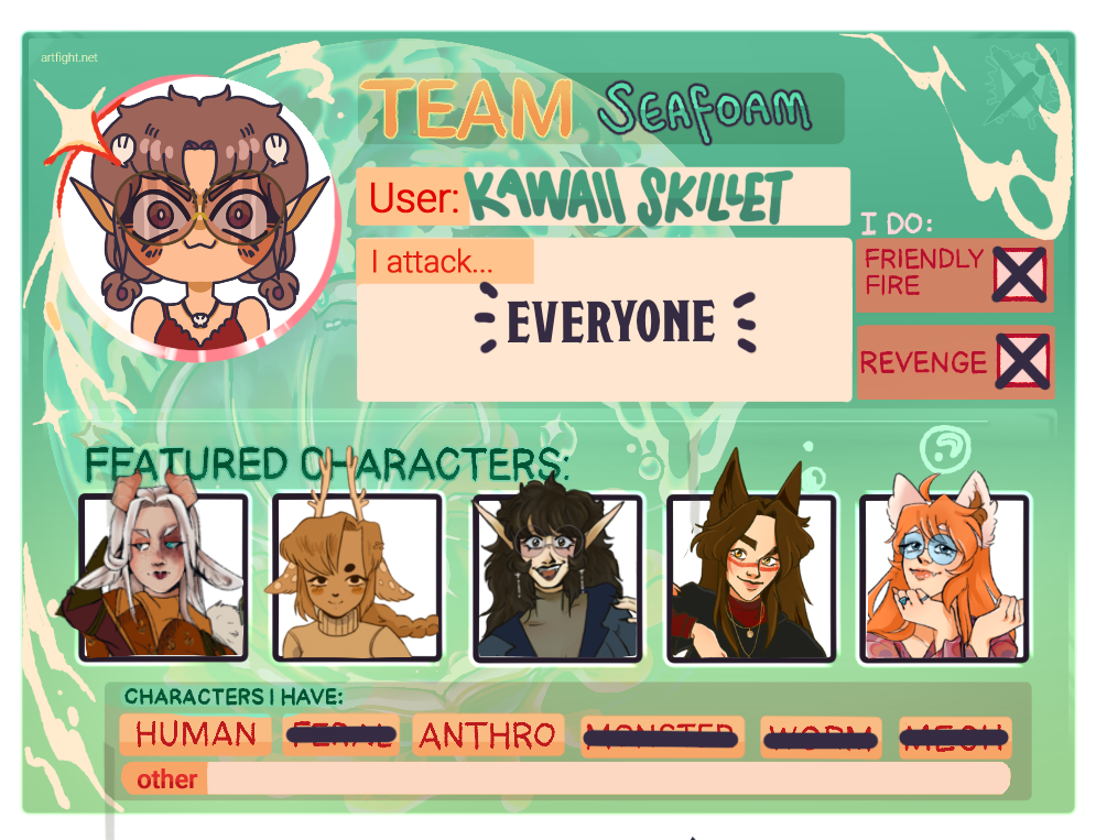 Artfight 2024 banner by KodiakIllustration on DeviantArt Artfight 2024 banner by KodiakIllustration on DeviantArt