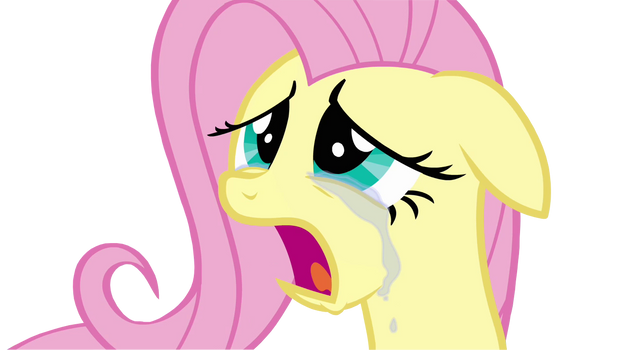 Crying Fluttershy :(