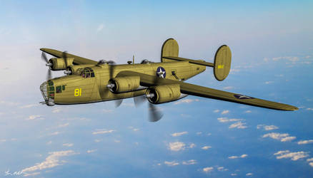 Consolidated XB-41 Liberator -Art