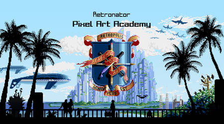 Pixel Art Academy Title Screen