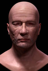 Edward James Olmos Lightwave render WIP 1