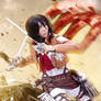 mikasa ackerman from Attack on Titan cosplay  Jump