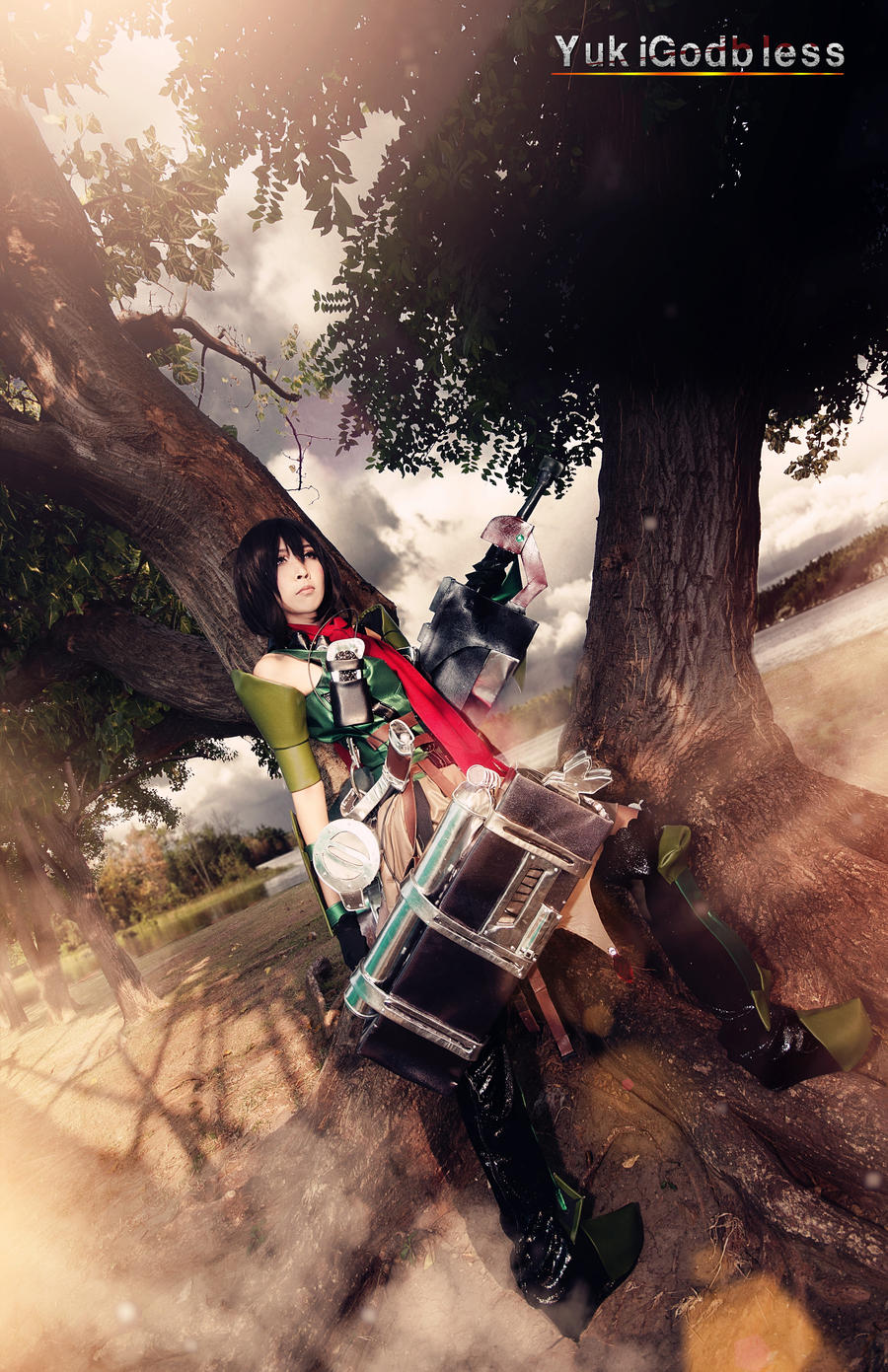Attack on Titan: Wings of Counter  Mikasa Cosplay