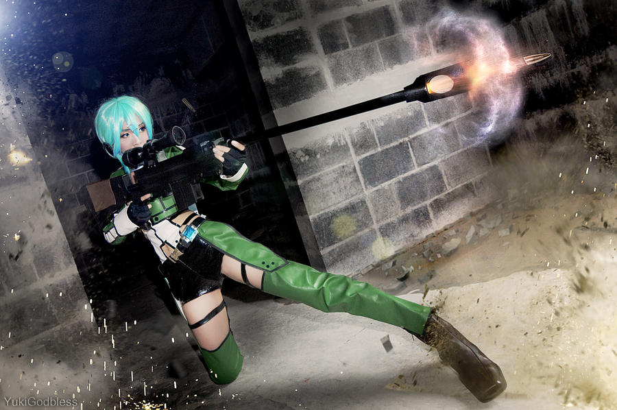 Sword art online 2 Sinon Cosplay Shooting 2