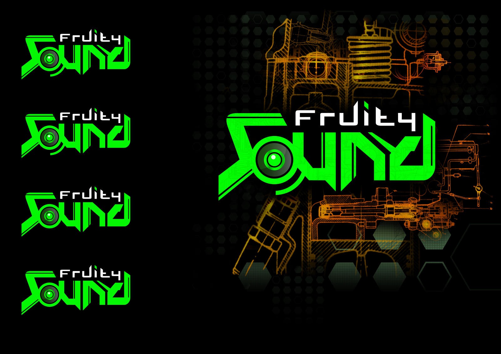 Fruity sound logo presentation-variations