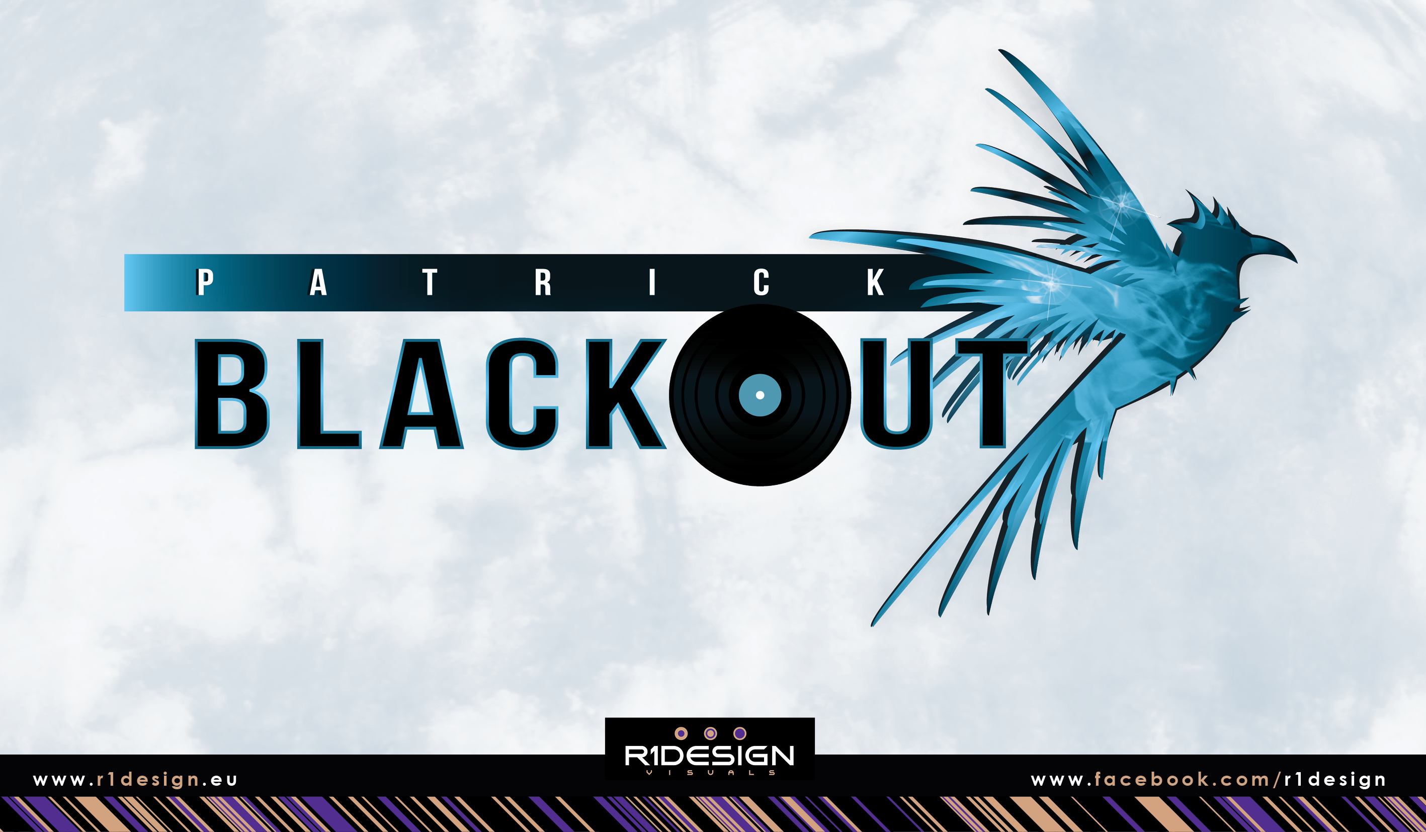 Patrick BLACKOUT album LOGO by R1Design